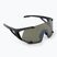 Akiniai nuo saulės Alpina Hawkeye Q-Lite black matt/silver mirror