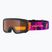 Vaikiški slidinėjimo akiniai Alpina Piney black/pink matt/orange