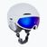 Slidinėjimo šalmas Alpina Alto Q-Lite white matt/blue revo