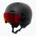 Vaikiškas slidinėjimo šalmas Alpina Zupo 2 Visor Q-Lite black matte