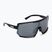 UVEX Sportstyle 235 juodi matiniai/veidrodiniai sidabriniai dviratininko akiniai 53/3/003/2216