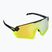 UVEX Sportstyle 231 2.0 juodai geltoni matiniai / veidrodiniai geltoni dviratininko akiniai 53/3/026/2616