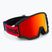 Slidinėjimo akiniai UVEX Athletic FM black matt/mirror red orange clear