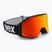 Slidinėjimo akiniai UVEX Gravity FM black matt/mirror red orange clear