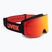 Vaikiški slidinėjimo akiniai UVEX Pwdr FM black matt/mirror red orange clear