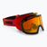 Slidinėjimo akiniai UVEX Evidnt Attract + case black matt/mirror red orange clear