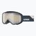 Vaikiški slidinėjimo akiniai UVEX Speedy Nova FM S2 black matt/mirror silver