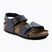 Vaikiškos basutės BIRKENSTOCK New York Birkibuc Narrow navy