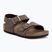 Vaikiškos basutės BIRKENSTOCK New York Birkibuc Narrow mocha