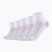 Kojinės Skechers Mesh Ventilation Quarter 5 pairs white mix