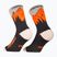 Slidinėjimo kojinės DYNAFIT Traverse Crew black out ultra orange/4220