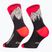 Kojinės DYNAFIT Traverse Crew black out ultra coral/6a10