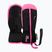 Vaikiškos slidinėjimo pirštinės Reusch Ben Mitten black/ knockout pink