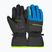 Vaikiškos slidinėjimo pirštinės Reusch Alan Junior black/brilliant blue/safety yellow