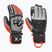 Vyriškos slidinėjimo pirštinės Reusch Worldcup Warrior SC black/silver/fluo red