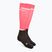 Moteriškos kompresinės bėgimo kojinės CEP Tall 4.0 pink/black