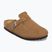 Šlepetės BIRKENSTOCK Boston Suede Leather dark tea