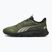 PUMA Flexfocus Lite Modern Woven bėgimo bateliai Loden green/desert dust