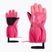 Vaikiškos slidinėjimo pirštinės ZIENER Levio AS Minis tie dye pop pink