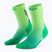Moteriškos kompresinės kojinės CEP Run Edt. Gradient Mid Cut Compression 5.0 green/lime fade