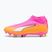 Vaikiški futbolo batai PUMA Ultra 6 Match+ LL FG/AG Jr poison pink/puma white/sun stream/bright aqua/puma black