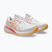 Moteriški bėgimo batai Asics Gel-Cumulus 28 White/Orange Glow