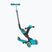 Vaikiškas triratis paspirtukas Globber Go.Up Deluxe Lights teal