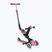 Vaikiškas triratis paspirtukas Globber Go.Up Deluxe Lights deep pastel pink