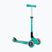Vaikiškas triratis paspirtukas Globber Junior Foldable Lights dark emerald green