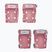 Vaikiškas apsaugų rinkinys Globber Toddler deep pastel pink/shapes
