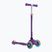 Vaikiškas triratis paspirtukas Globber Primo Lights dark purple