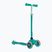 Vaikiškas triratis paspirtukas Globber Primo Lights dark emerald green