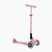 Vaikiškas triratis paspirtukas Globber Primo Foldable Lights pastel pink
