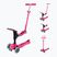 Vaikiškas triratis paspirtukas Globber Go.Up Sporty Lights fuchsia