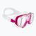 TUSA Tri-Quest Fd nardymo kaukė rožinės ir skaidrios spalvos M-3001