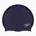 Speedo paprasta plokščia silikoninė plaukimo kepurė tamsiai mėlyna 8-709910011