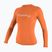 Moteriški plaukimo marškinėliai ilgomis rankovėmis O'Neill Basic Skins LS Rash Guard light grapefruit