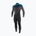 Vaikiškas plaukimo hidrokostiumas O'Neill Epic 3/2 Back Zip Full black/graphite/bali blue/deep sea