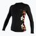 Moteriški plaukimo marškinėliai ilgomis rankovėmis O'Neill Side Print Rash Guard black/bluemchen