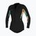 Moteriškas plaukimo hidrokostiumas O'Neill Bahia 2/1 Front Zip Short Spring black/mikah floral/black