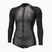 Moteriškas plaukimo kostiumas O'Neill Bahia 2/1 mm Front Zip Short Spring glide black/black