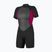 Moteriškas plaukimo kostiumas O'Neill Reactor-2 2mm Back Zip SS Spring IS7 black/punk pink