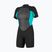 Moteriškas plaukimo kostiumas O'Neill Reactor-2 2mm Back Zip SS Spring IS7 black/light aqua