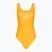 Moteriškas vientisas plaukimo kostiumas Speedo Logo Deep U-Back orange