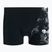 Vyriški Speedo Allover V-Cut Aquqshort maudymosi bokseriai black-grey 68-09734F330