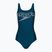 Moteriškas vientisas maudymosi kostiumėlis Speedo Logo Deep U-Back blue 68-12369G711