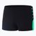 Speedo Boom Logo Splice juodai žali vyriški plaukimo šortai