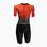 Vyriškas triatlono kombinezonas HUUB Collective Tri Suit black/red fade