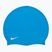 Nike vientisa silikoninė vaikiška plaukimo kepuraitė mėlyna TESS0106-458
