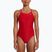 Moteriškas vientisas maudymosi kostiumėlis Nike Solid Racerback university red